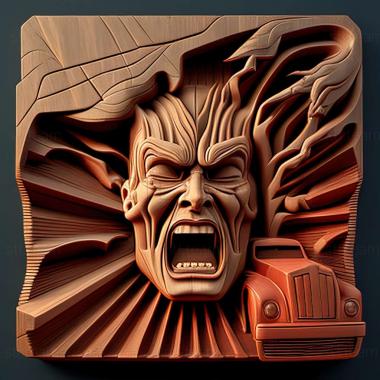 3D model Carmageddon Reincarnation game (STL)